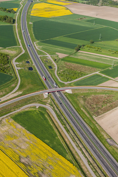 公路鸟瞰图