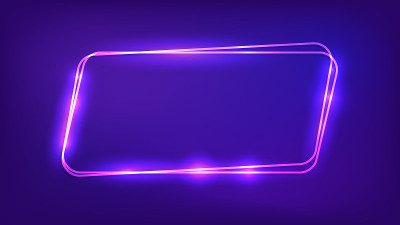 霓虹双框发光效果
