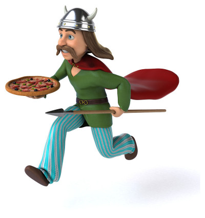 有趣的高卢- 3D插图