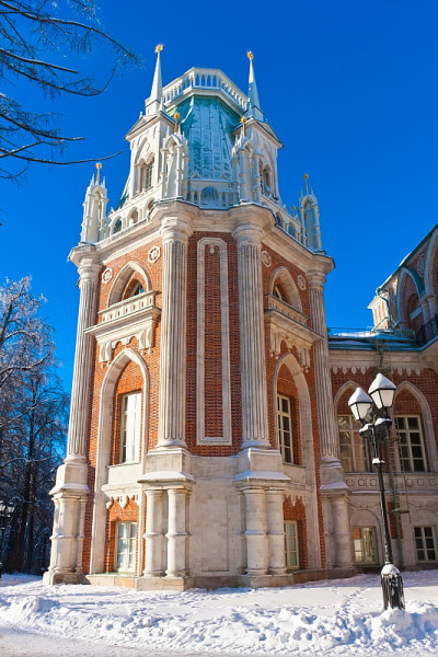 在莫斯科Tsaritsyno