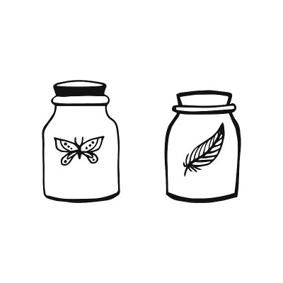 神奇的成分。向量线性插图。手绘魔法工具，巫术概念。向量线性插图。手绘魔法工具，巫术概念
