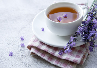 一杯薰衣草茶