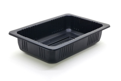 黑色塑料食品容器