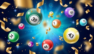 彩票球3d矢量宾果，乐透或基诺游戏