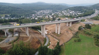 A45公路上的艾森高速大桥Talbrücke