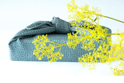 furoshiki和花
