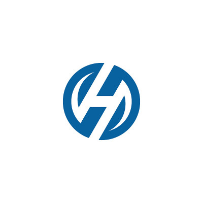 现代字母H图标标识设计模板