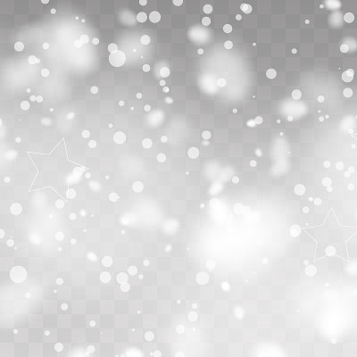 矢量Png大雪，不同形状和形式的雪花。雪花纷飞，雪花背景。下降的圣诞节