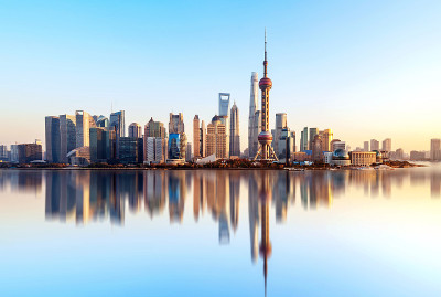 上海城市的天际线