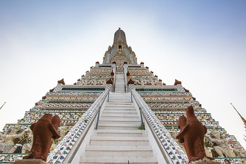 佛寺卧佛寺有许多台阶