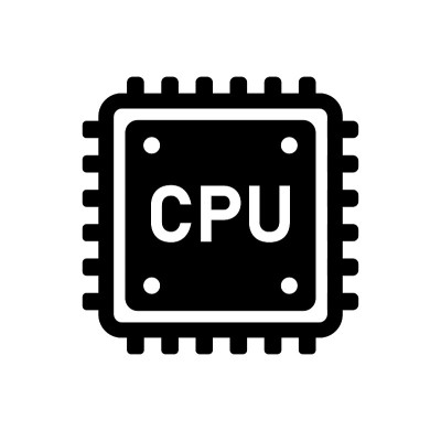 计算机CPU矢量图标说明