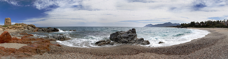 Barisardo(撒丁岛，意大利)全景