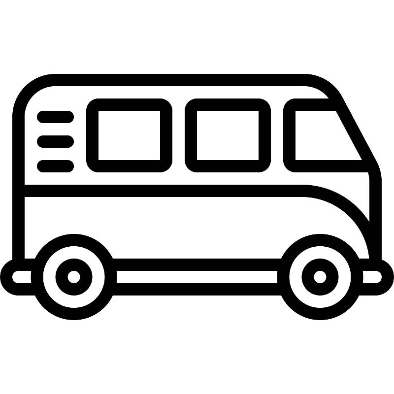 Van icon，运输相关的矢量