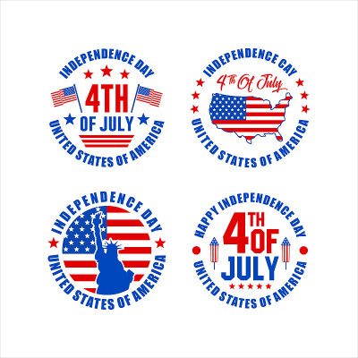美国独立日7月4日设计收藏