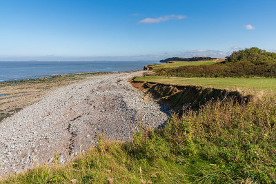 Kilve Beach，英格兰，英国
