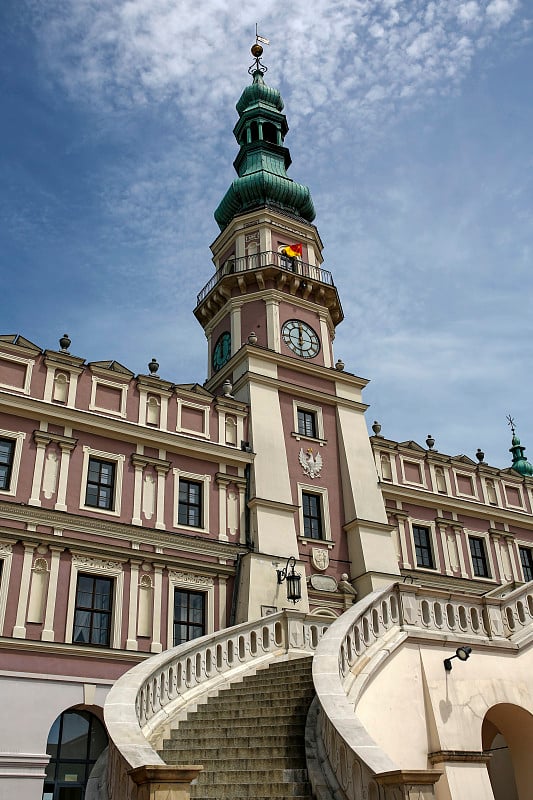 市场广场市政厅，Zamość，波兰