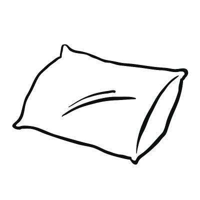 黑白枕头