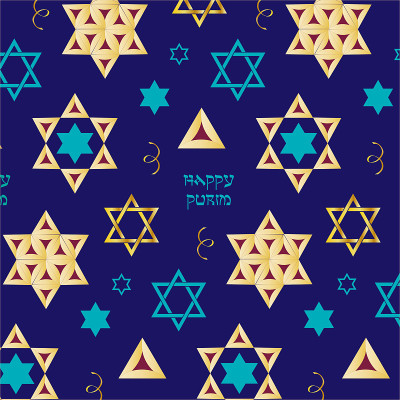 Purim hamentashen向量模式