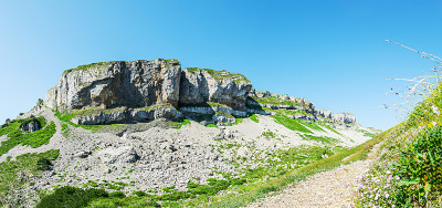 Hoher Ifen山(2239米)，Kleinwalsertal，奥地利