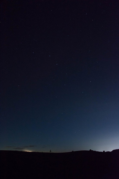 夏季天空中的北斗七星