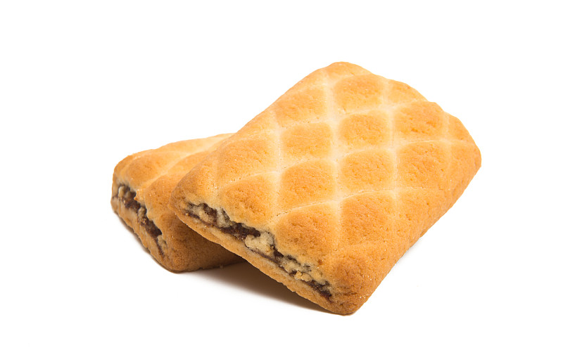 隔果酱饼干