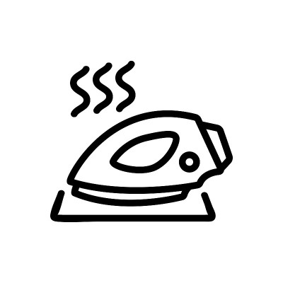 忘记关闭铁图标矢量大纲插图