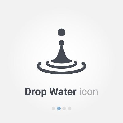 Drop Water Vector icon