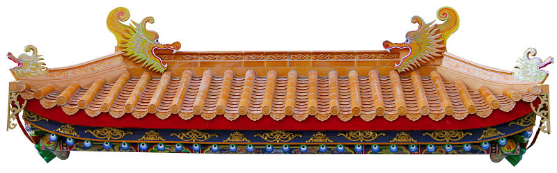 龙建筑细节