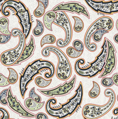 Paisley vector illustration wallpaper seamless pat