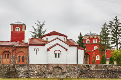 著名的东正教修道院，Zica, Kraljevo
