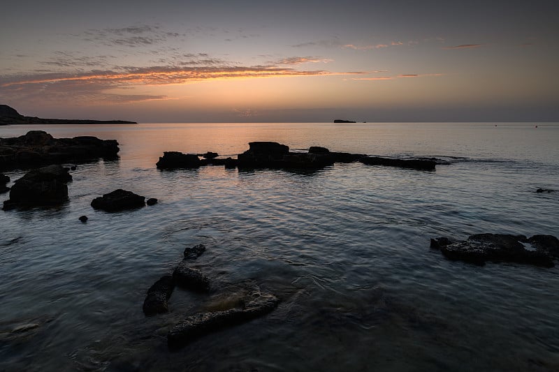 地中海沿岸日出