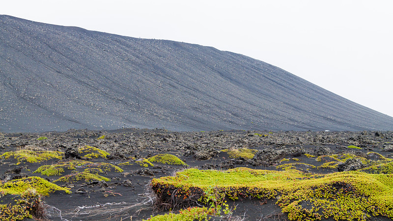 Hverfell火山附近的冰岛景观，冰岛地标