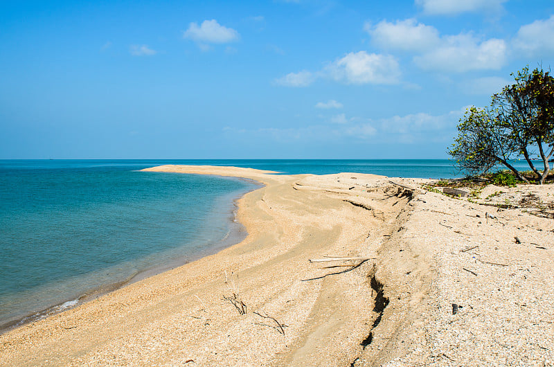 海湾在Kohnokpao，苏拉特尼，泰国