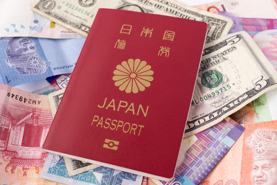 日本护照和世界货币