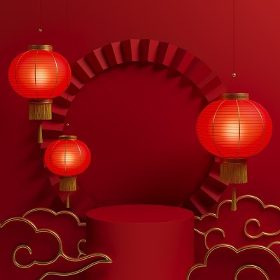抽象的背景。为产品展示模拟场景。三维渲染