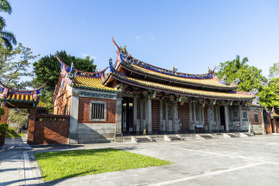 台湾台北的孔庙。