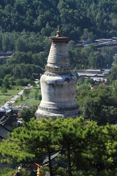 在中国的五台山