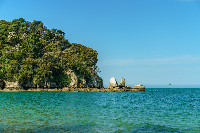 Split Apple Rock, Kaiteriteri, Abel Tasman，新西兰