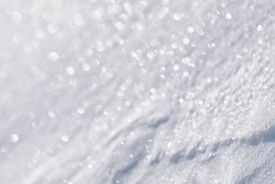 雪的表面