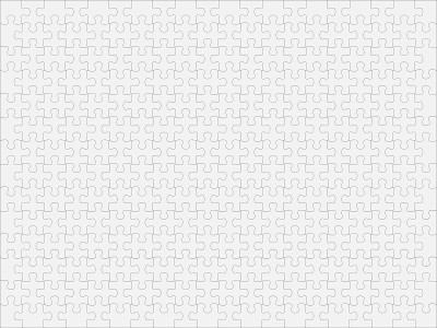 长方形拼图的部分白色。
