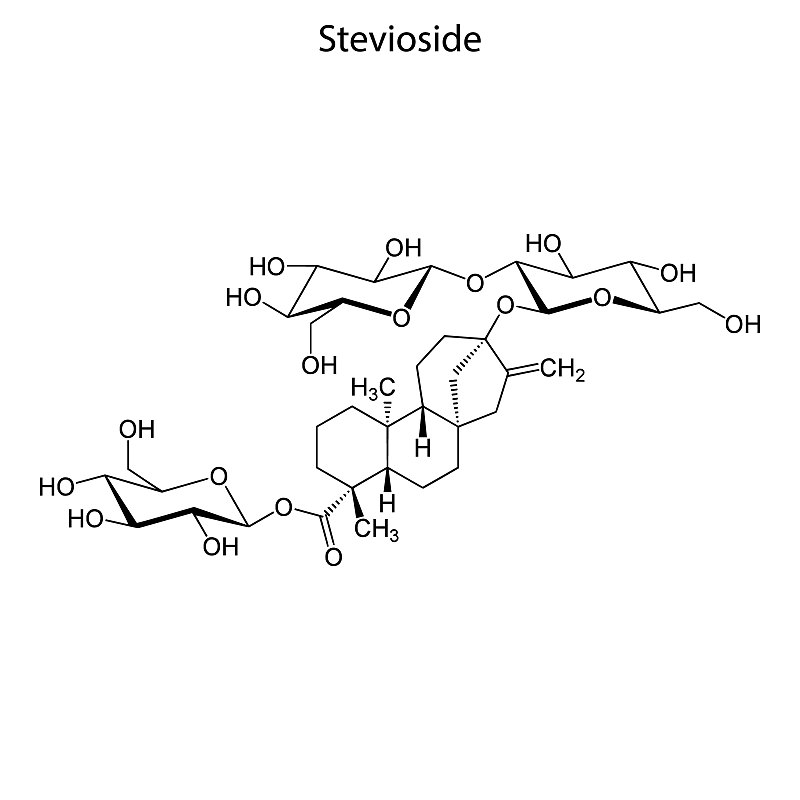 化学分子的骨架式。