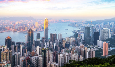 香港的城市建筑景观