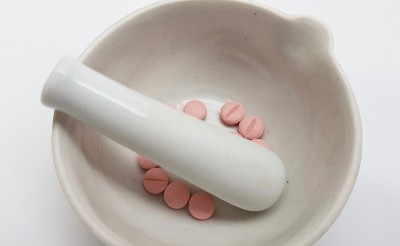 粉红色的平板电脑