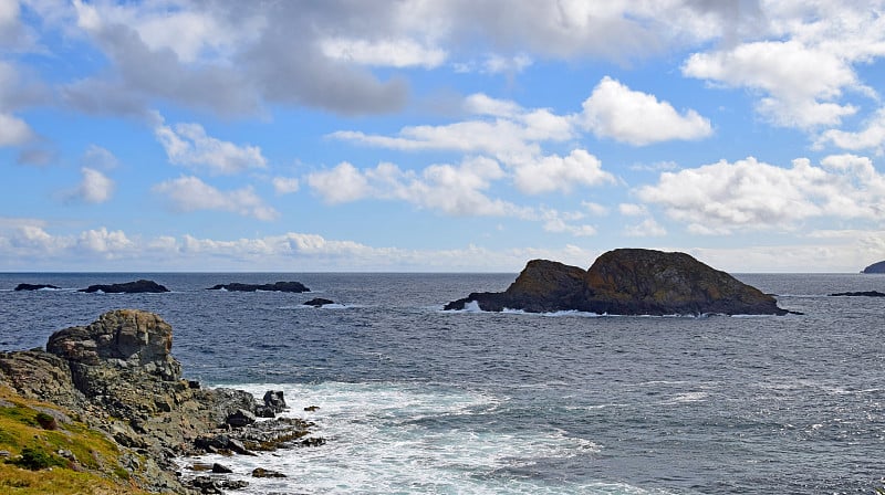 比斯坎湾海景，NL加拿大