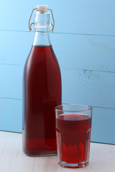 美味的酸果蔓汁
