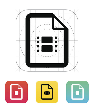 Video file icon.