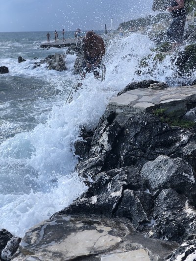 海滩海浪
