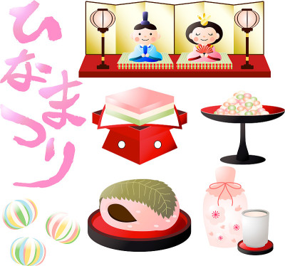 Realistic Japanese Doll Festival for girl