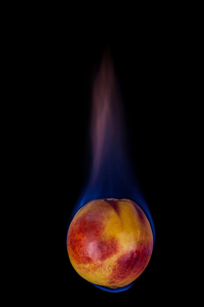 桃子着火了