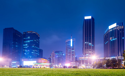 城市建筑景观夜景